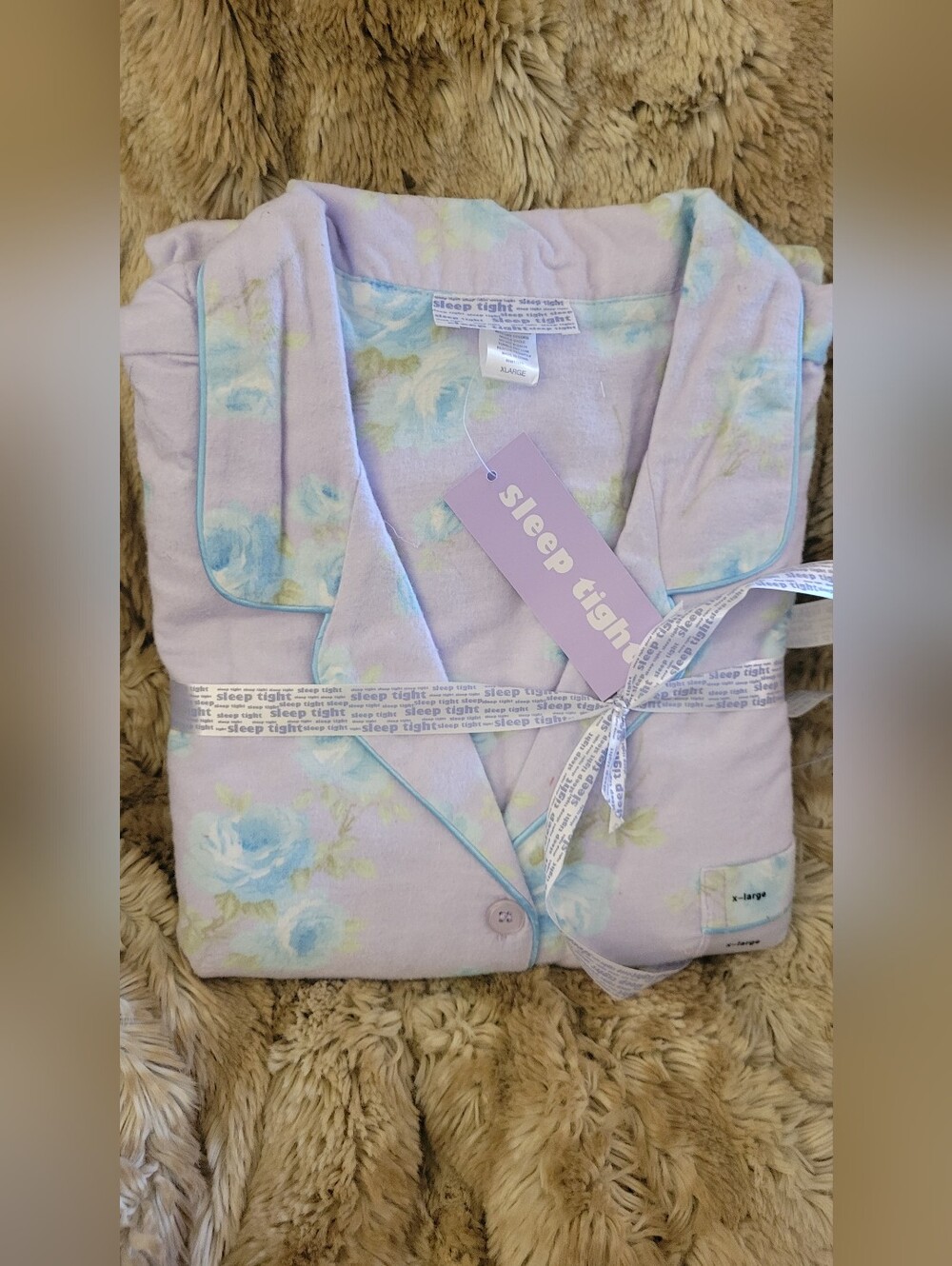 Sleep Tight Lavender Floral Pajama Set
